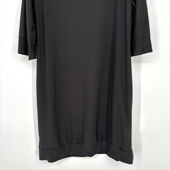 Audrey Whitmore Sutton Dress Sz XL Boat Neck 3/4 Sleeve Minimalist LBD Timeless - Picture 10 of 13